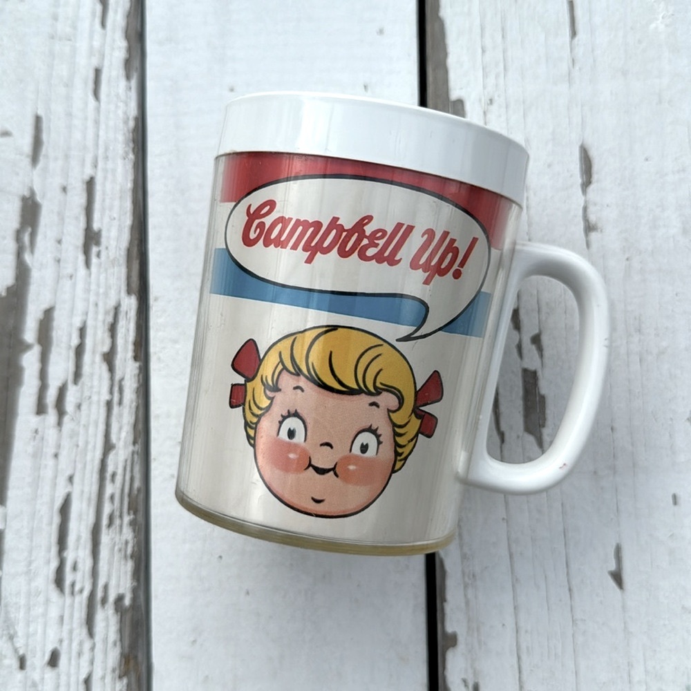 Vintage Campbell’s Plastic Mug with Original Logo